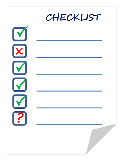 compensatory decision making - checklist